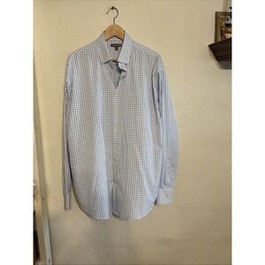 Peter Millar Crown‎ Crafted Button Down -  XL - Blue/White